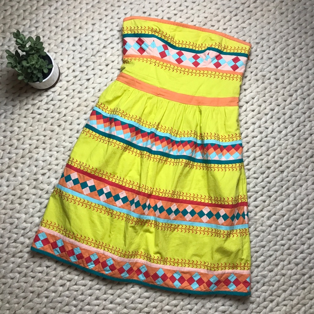 EUC Ribboned Quilotoa Dress from Anthropologie